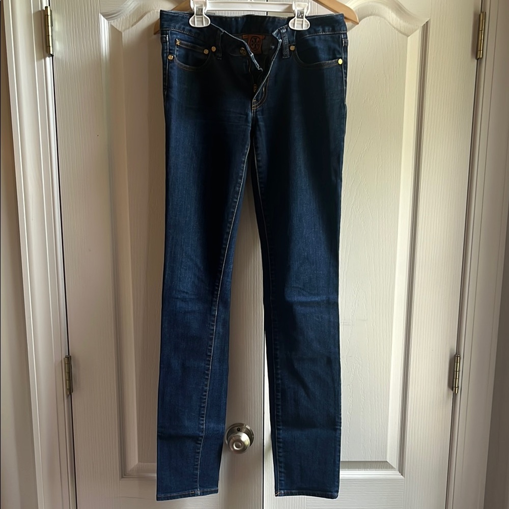 Tory Burch Blue Skinny Jeans Classic Fit